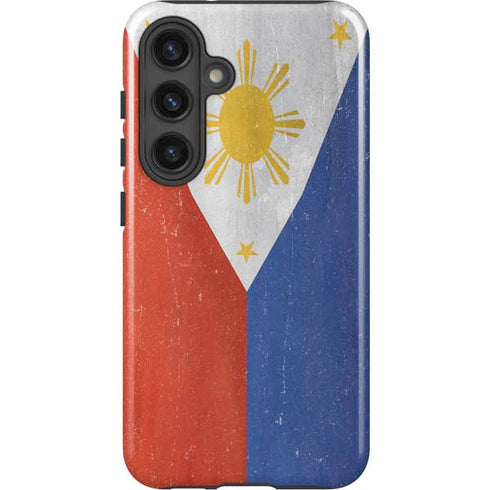 Philippines Flag Distressed Galaxy S24 Plus Impact Case