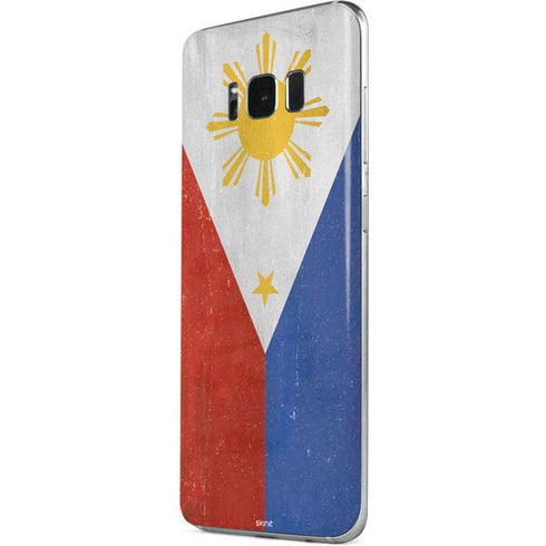 Philippines Flag Distressed Galaxy S8 Skin