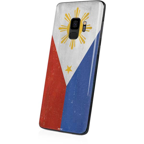 Philippines Flag Distressed Galaxy S9 Skin
