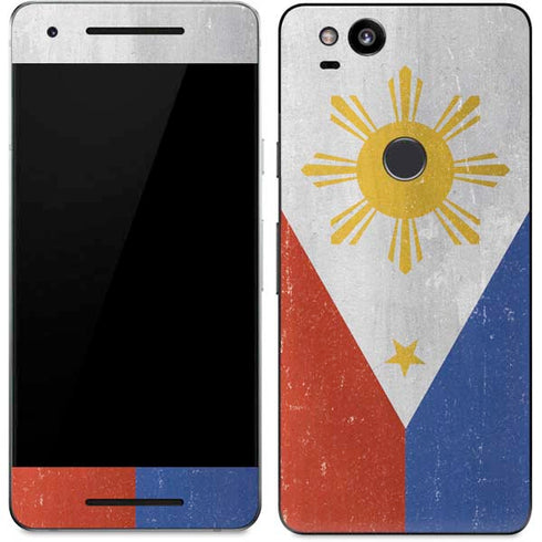 Philippines Flag Distressed Google Pixel 2 Skin