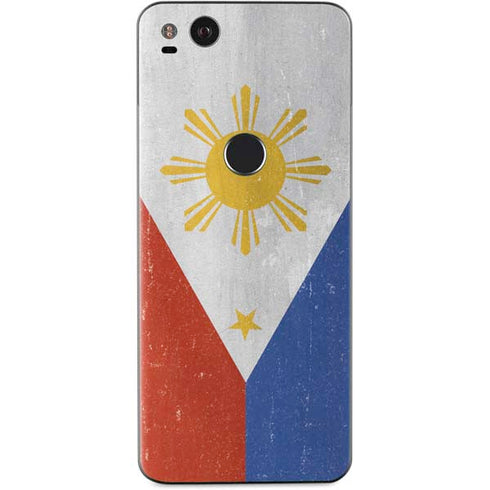 Philippines Flag Distressed Google Pixel 2 XL Skin