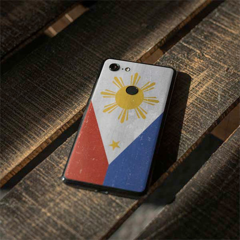 Philippines Flag Distressed Google Pixel 3 XL Skin