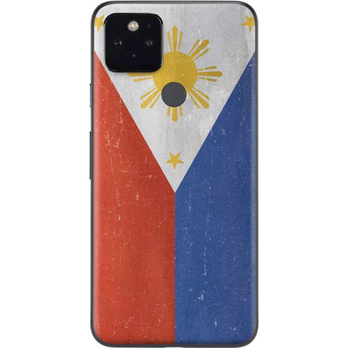 Philippines Flag Distressed Google Pixel 5 Skin