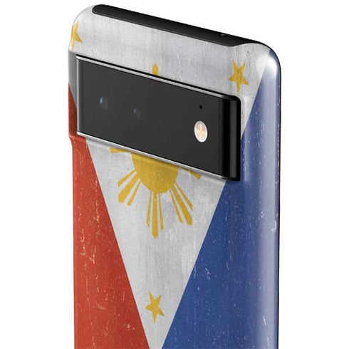 Philippines Flag Distressed Google Pixel 6 Case