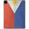 Philippines Flag Distressed iPad Pro 12.9in (2020) Clear Case