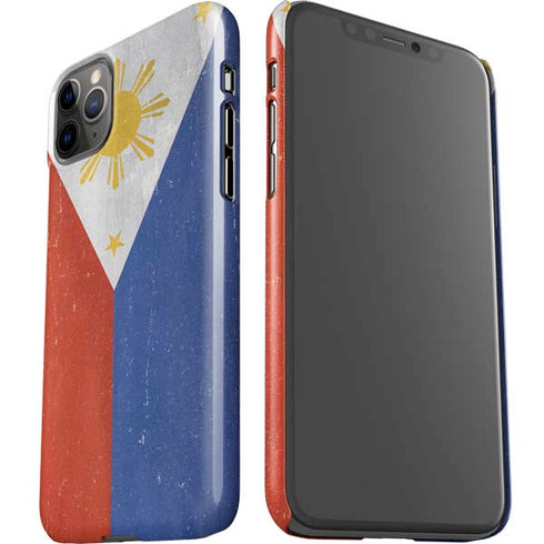 Philippines Flag Distressed iPhone 11 Pro Max Lite Case