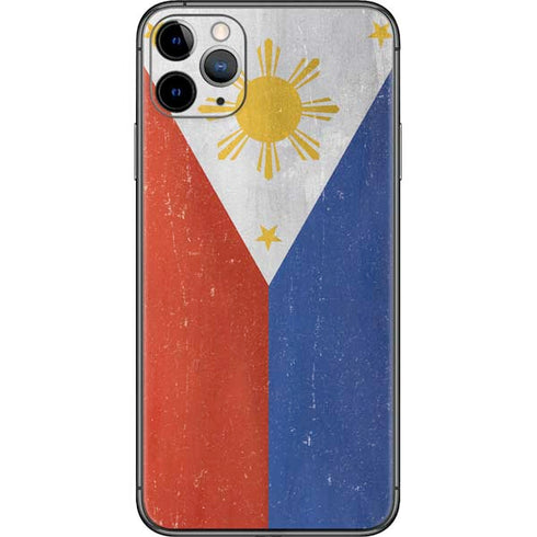 Philippines Flag Distressed iPhone 11 Pro Max Skin