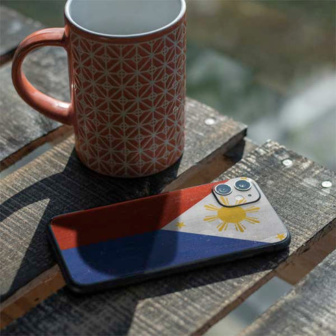 Philippines Flag Distressed iPhone 11 Skin