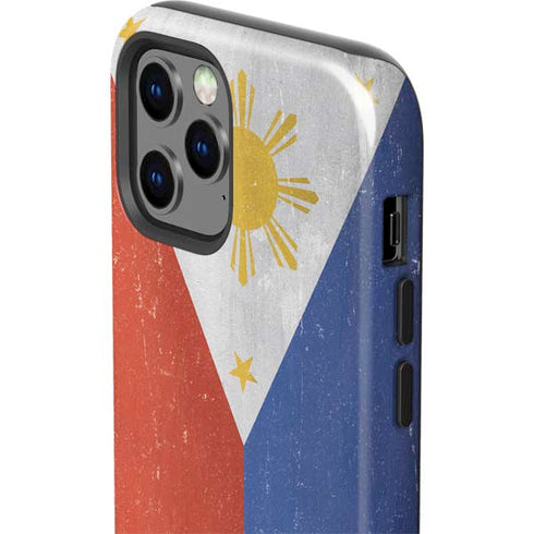 Philippines Flag Distressed iPhone 12 Pro Impact Case