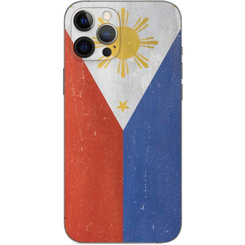 Philippines Flag Distressed iPhone 12 Pro Max Skin