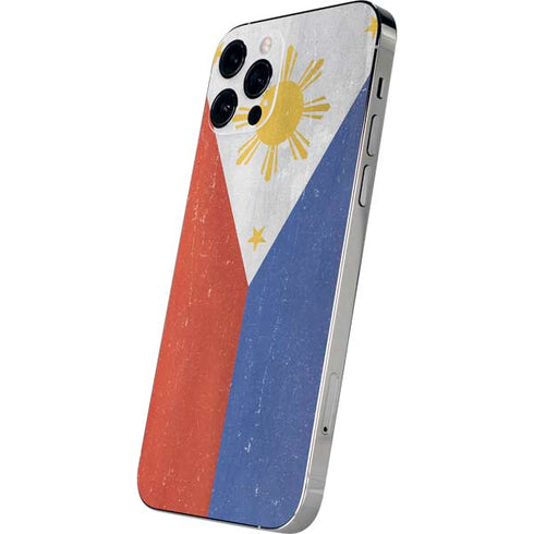 Philippines Flag Distressed iPhone 12 Pro Max Skin