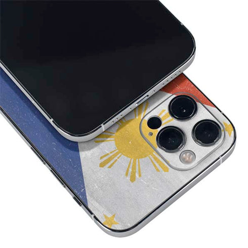Philippines Flag Distressed iPhone 12 Pro Max Skin