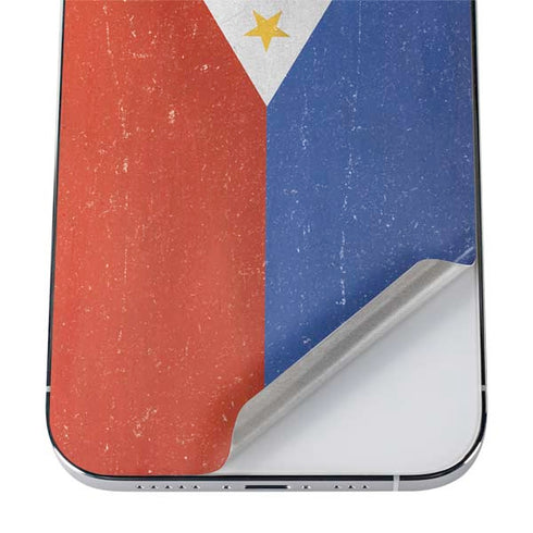 Philippines Flag Distressed iPhone 12 Pro Skin