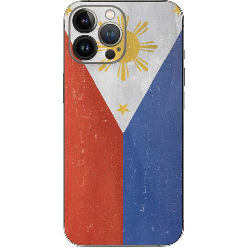 Philippines Flag Distressed iPhone 13 Pro Max Skin