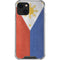 Philippines Flag Distressed iPhone 14 Plus Clear Case