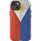 Philippines Flag Distressed iPhone 14 Impact Case