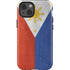 Philippines Flag Distressed iPhone 15 Impact Case