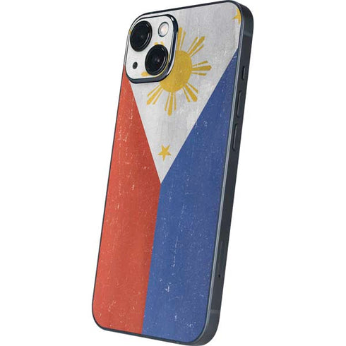 Philippines Flag Distressed iPhone 14 Plus Skin