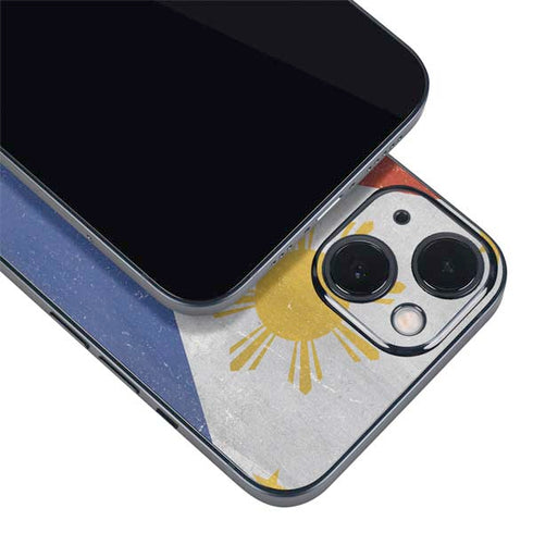 Philippines Flag Distressed iPhone 14 Plus Skin