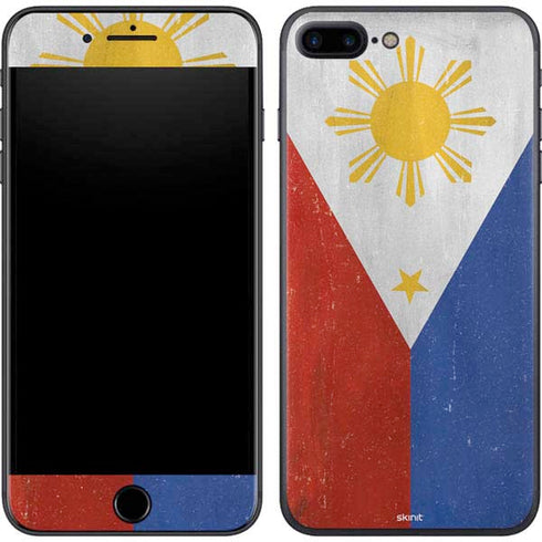 Philippines Flag Distressed iPhone 7 Plus Skin