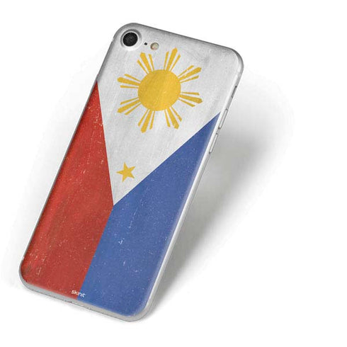 Philippines Flag Distressed iPhone 7 Skin