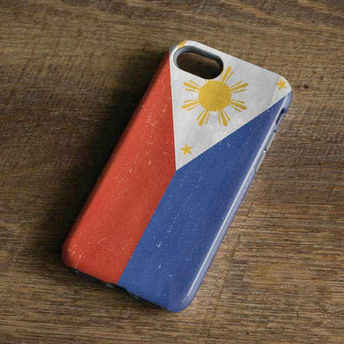 Philippines Flag Distressed iPhone 8 Pro Case