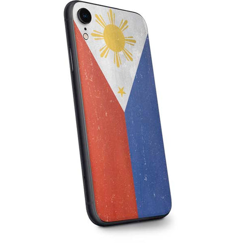 Philippines Flag Distressed iPhone XR Skin