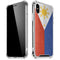 Philippines Flag Distressed iPhone XS Max Clear Case