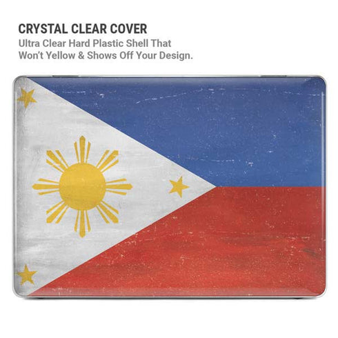 Philippines Flag Distressed MacBook Air 15in (2023-2025) Case plus Skin