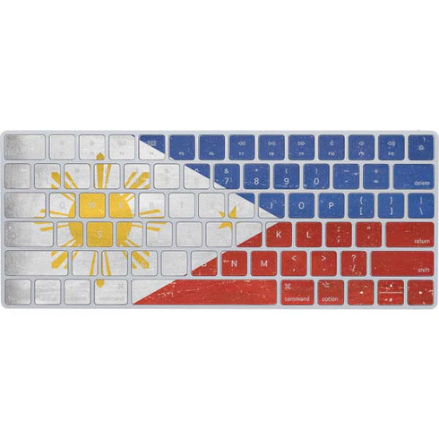 Philippines Flag Distressed Magic Keyboard Skin