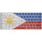 Philippines Flag Distressed Magic Keyboard Skin