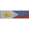 Philippines Flag Distressed Magic Keyboard with Numeric Keypad Skin