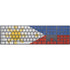 Philippines Flag Distressed Magic Keyboard with Numeric Keypad Skin