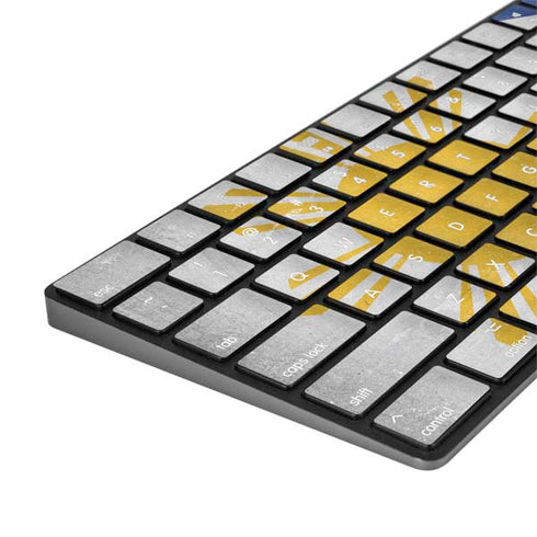 Philippines Flag Distressed Magic Keyboard with Numeric Keypad Skin