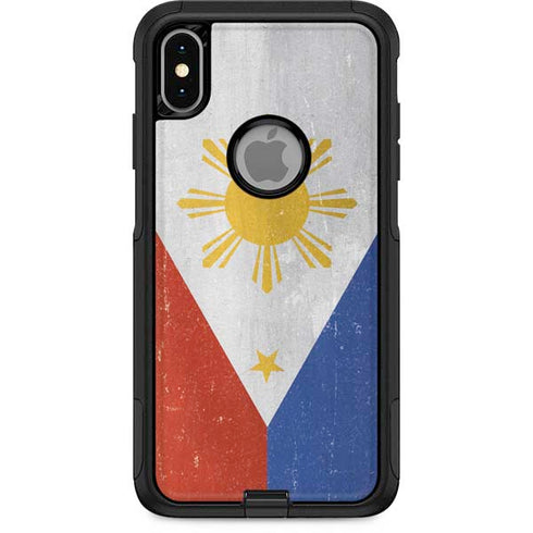 Philippines Flag Distressed Otterbox Commuter iPhone Skin