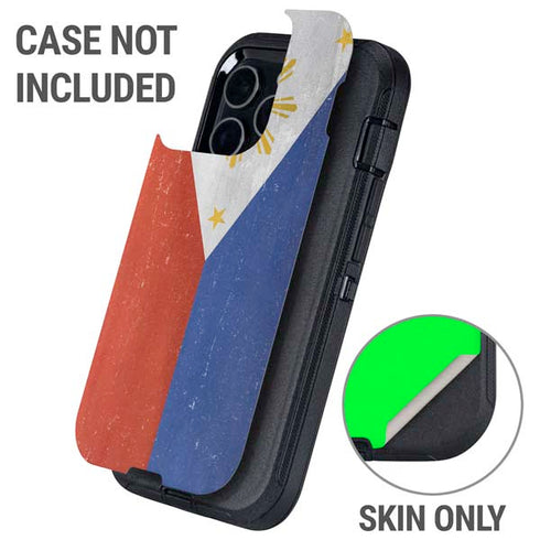 Philippines Flag Distressed Otterbox Defender iPhone Skin