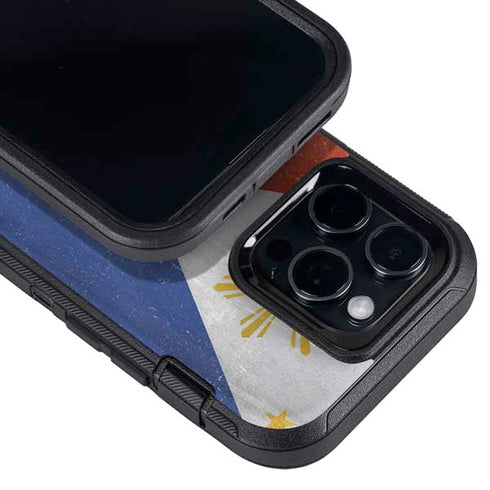 Philippines Flag Distressed Otterbox Defender iPhone Skin