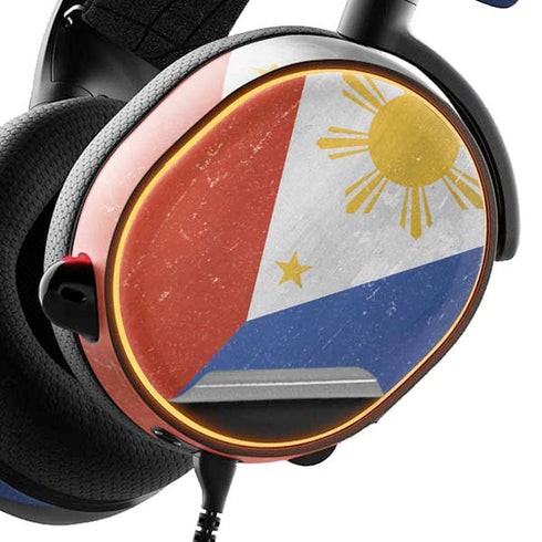 Philippines Flag Distressed SteelSeries Arctis 3 Skin