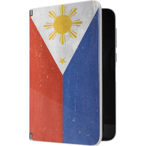 Philippines Flag Distressed Surface Duo Skin