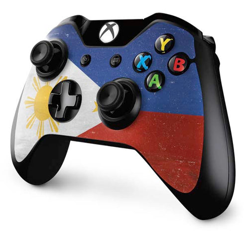 Philippines Flag Distressed Xbox One Controller Skin