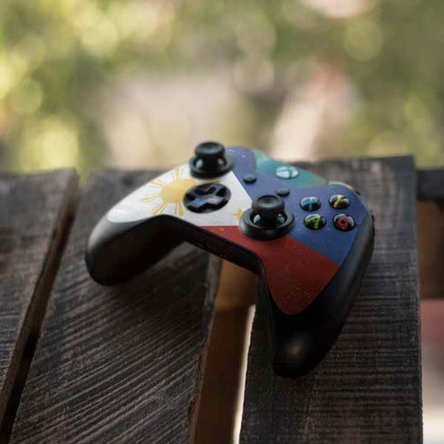 Philippines Flag Distressed Xbox One Controller Skin