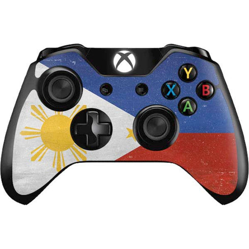 Philippines Flag Distressed Xbox One Controller Skin