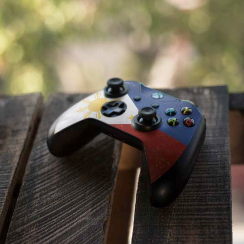 Philippines Flag Distressed Xbox One S Controller Skin