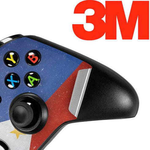 Philippines Flag Distressed Xbox One X Controller Skin