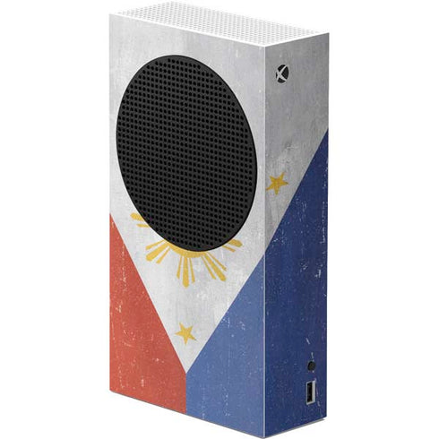 Philippines Flag Distressed Xbox Series S Console Skin