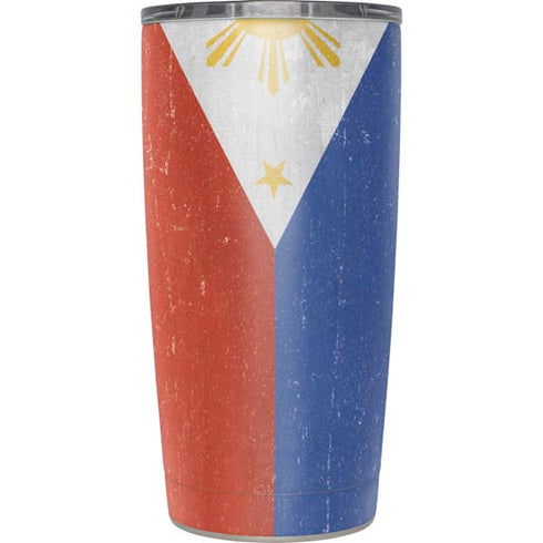 Philippines Flag Distressed Yeti 20oz Tumbler Skin