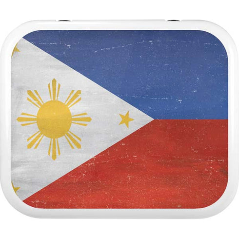 Philippines Flag Distressed YETI Roadie 24 Hard Cooler Skin
