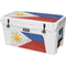 Philippines Flag Distressed YETI Tundra 75 Hard Cooler Skin