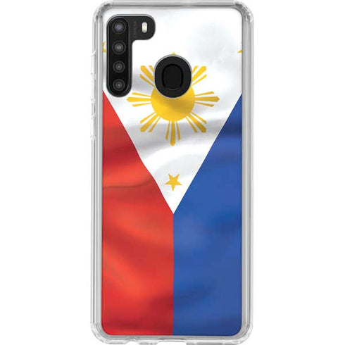 Philippines Flag Galaxy A21 Clear Case
