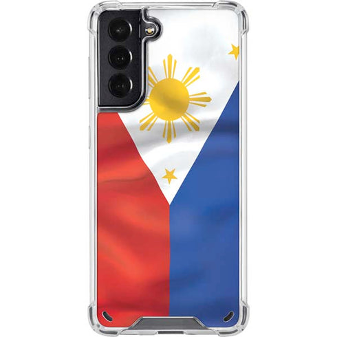 Philippines Flag Galaxy S21 5G Clear Case